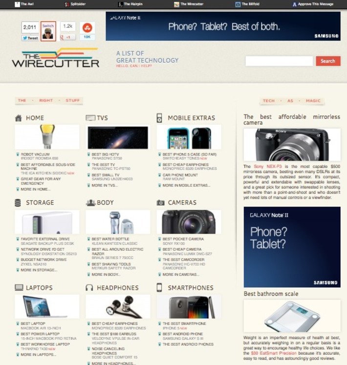 Curate Amazon Products While Making a Profit At It: The Wirecutter | WHY IT MATTERS: Digital Transformation | Scoop.it