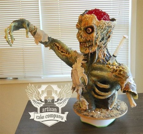 Awesome Zombie Cake: If I New You Were Comin’, I’d Have Baked a Brain | All Geeks | Scoop.it