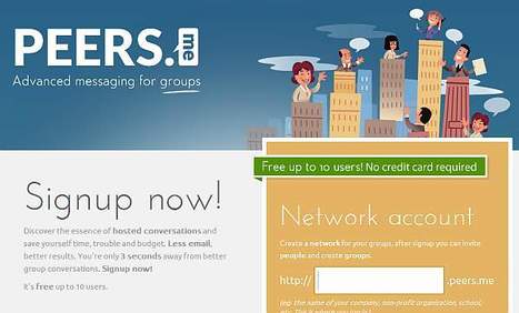 Peers.me &ndash; herramienta de comunicaci&oacute;n para peque&ntilde;os grupos de usuarios | Recull diari | Scoop.it