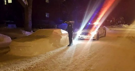 Internet Can&rsquo;t Stop Laughing At These Cops Who Ticketed A Car Made Of Snow | 1001 Creative ideas ! | Scoop.it
