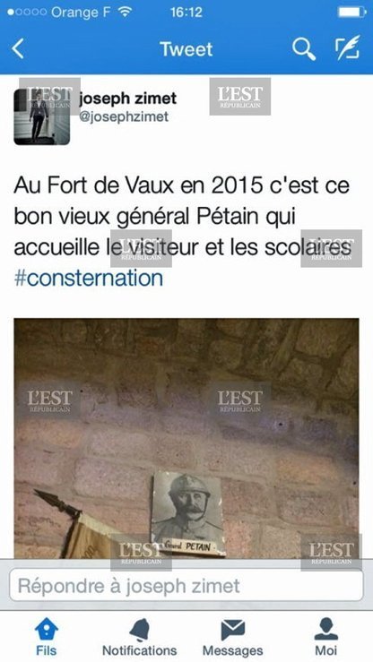 Meuse : le tweet qui fait polémique au Fort de Vaux | Autour du Centenaire 14-18 | Scoop.it