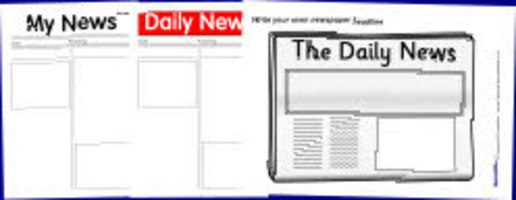 blank newspaper templates