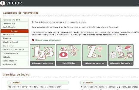 Vitutor, sitio web que recopila apuntes, ejercicios y problemas de matemáticas | @Tecnoedumx | Scoop.it