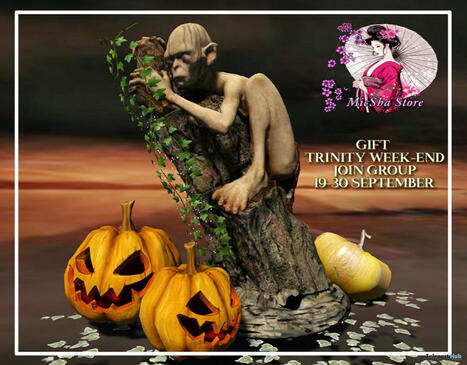 Gollum Decor Trinity Weekend Event September 2025 Group Gift by MICSHA | Teleport Hub - Second Life Freebies | Second Life Freebies | Scoop.it
