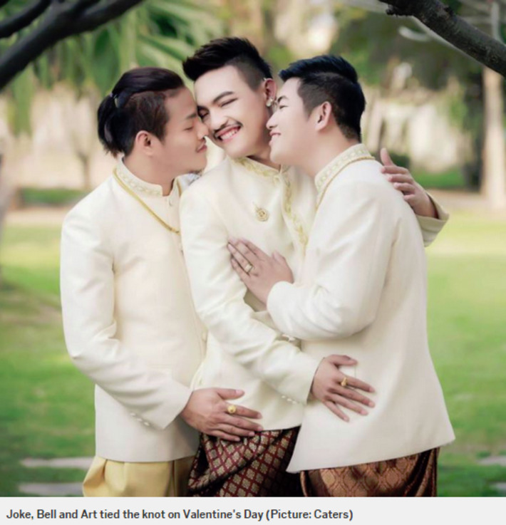 Trio of gay men get married in 'world first' three-way wedding | Sex Positive | Scoop.it