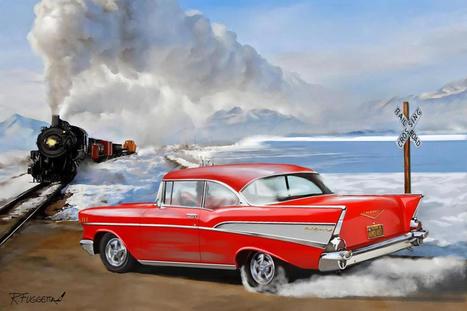 Pinup and Hot Rod Art by Richard Fuggetta | Rockabilly | Scoop.it