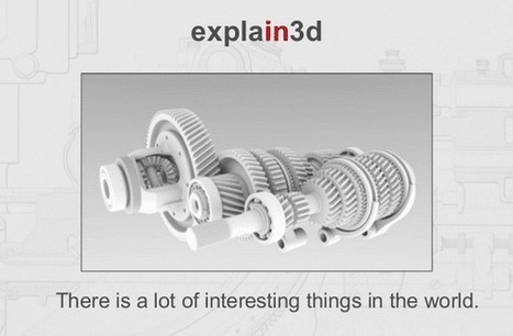 explain3d, modelos tridimensionales para explicar el funcionamiento de motores, vehículos, llaves, armas… | tecno4 | Scoop.it