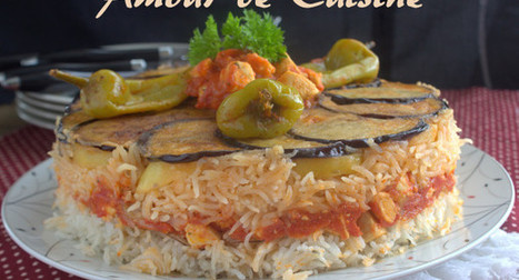 maklouba aux aubergines et poulet | Plats et recettes rapides, idées de menu de semaine sain et facile | Scoop.it