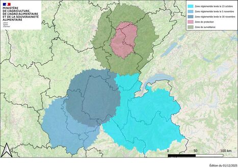 Dermatose nodulaire contagieuse (DNC) : levée d’une troisième zone réglementée | Actualité Bétail | Scoop.it