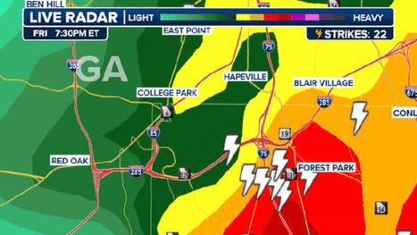 100 Delta planes inspected following hail at Hartsfield-Jackson Atlanta airport | Fox Weather | Operation Deimos | Scoop.it