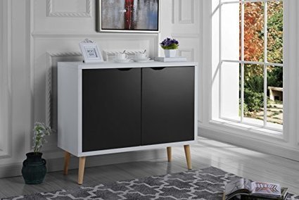 Mid-century Modern 2 Door Entryway Home Storage Cabinet... | 1001 Creative ideas ! | Scoop.it