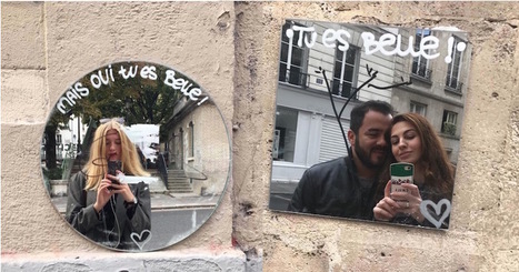 Ces miroirs qui rappellent aux Parisiennes qu'elles sont belles, de la rue jusqu'à Instagram | Bien-être | Scoop.it