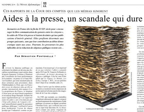Aides &agrave; la presse, un scandale qui dure | DocPresse ESJ Lille | Scoop.it