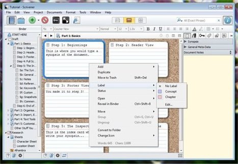 Outlining With Scrivener | Fantasy-Faction | Scrivener, lecture et écriture numérique | Scoop.it