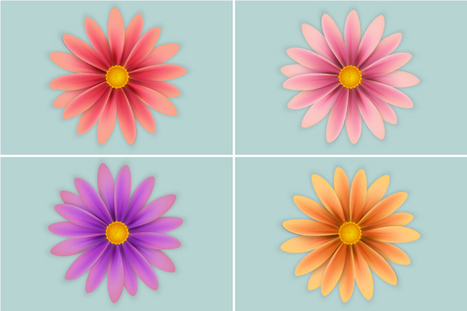 Create Simple Flowers With Gradient Mesh in Adobe Illustrator | Vectortuts+ | Drawing and Painting Tutorials | Scoop.it