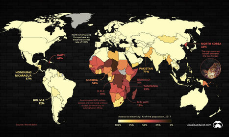 Mapped: The 1.2 Billion People Without Access to Electricity | IELTS, ESP, EAP and CALL | Scoop.it