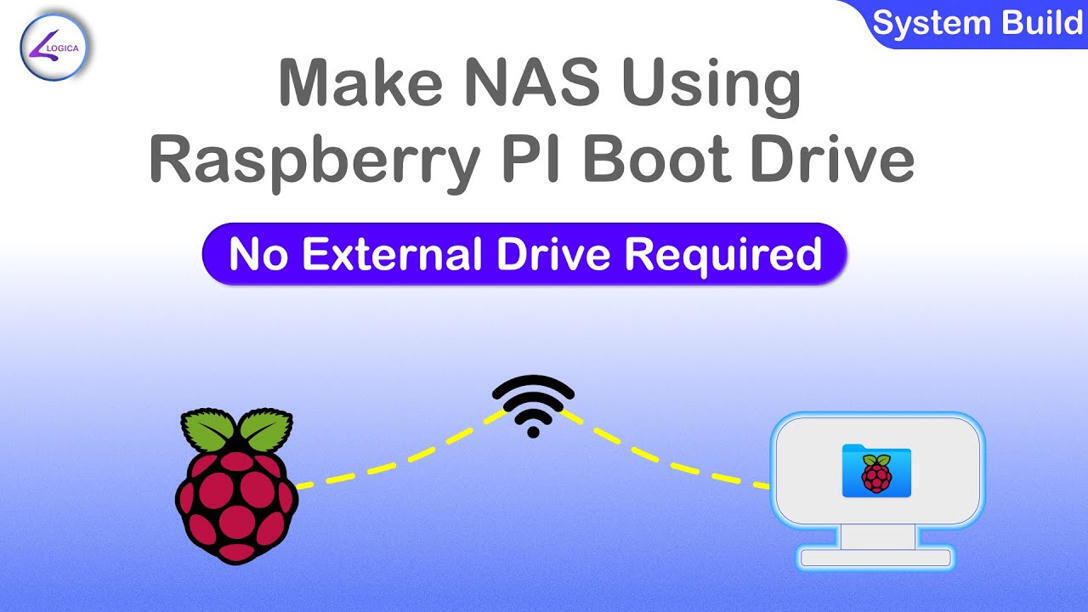 Make NAS Using Raspberry PI Boot Drive (No Exte...
