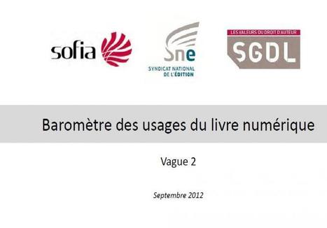Le nouveau baromètre des usages du livre numérique | InfoDoc - Information Scientifique Technique | Scoop.it