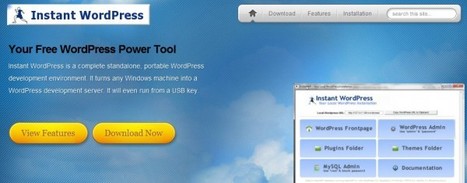 Instant Wordpress &ndash; Ejecuta Wordpress en tu Windows sin necesidad de instalarlo.- | Software+App+Web.- | Scoop.it