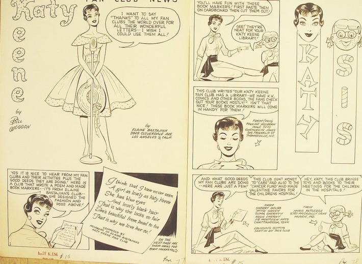 Vintage Katy Keene Comic At by Bill Woggon | Herstory | Scoop.it