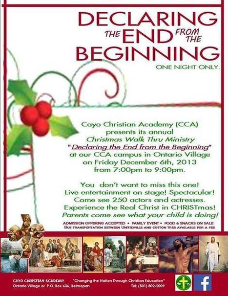 CCA Christmas Walk Thru | Cayo Scoop!  The Ecology of Cayo Culture | Scoop.it