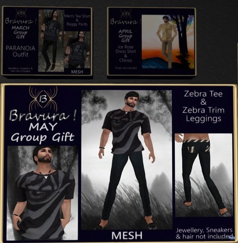 Three Outfits For Men Group Gift by Bravura Homme | Teleport Hub - Second Life Freebies | Second Life Freebies | Scoop.it