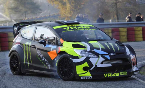 Valentino Rossi drives his Ford Fiesta RS WRC on Twitpic | Ductalk: What's Up In The World Of Ducati | Scoop.it