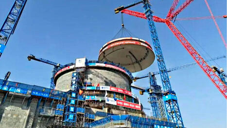 CHINA : Inner dome installed at Shidaowan Unit 1 nuclear reactor | ASIES | Scoop.it