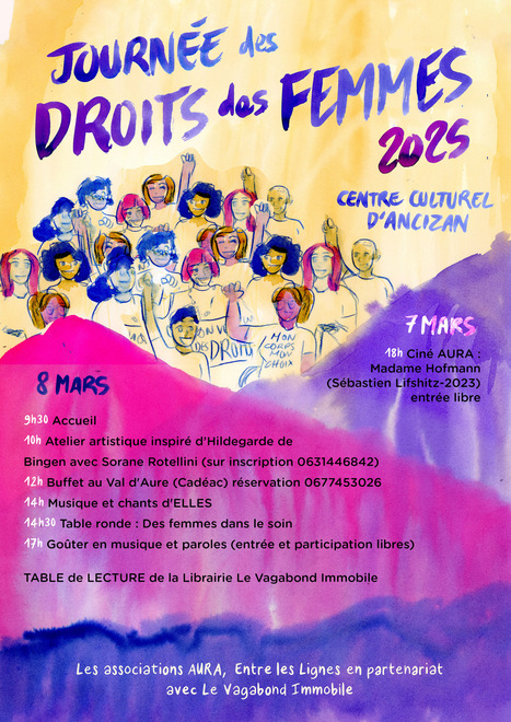 Journée des droits des femmes à Ancizan les 7 et 8 mars | Vallées d'Aure & Louron - Pyrénées | Scoop.it