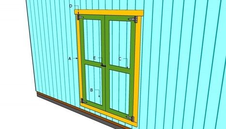 How To Build Double Shed Doors Howtospecialis