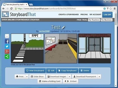 StoryBoardThat: Drag & Drop Images To Create Animated Storyboards | PowerPoint Presentation | Business and Productivity Tools | Scoop.it
