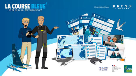 La Course Bleue : suivre un trimaran en classe pour sensibiliser les &eacute;l&egrave;ves &agrave; l&rsquo;oc&eacute;an | Veille &Eacute;ducative - L'actualit&eacute; de l'&eacute;ducation en continu | Scoop.it