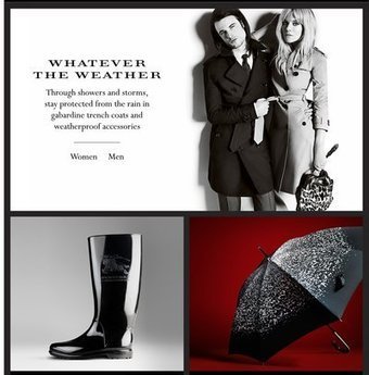 Burberry pushes iconic products via weather-themed email - Luxury Daily - Internet | Luxe 2.0 - Marketing digital - E-commerce | Scoop.it