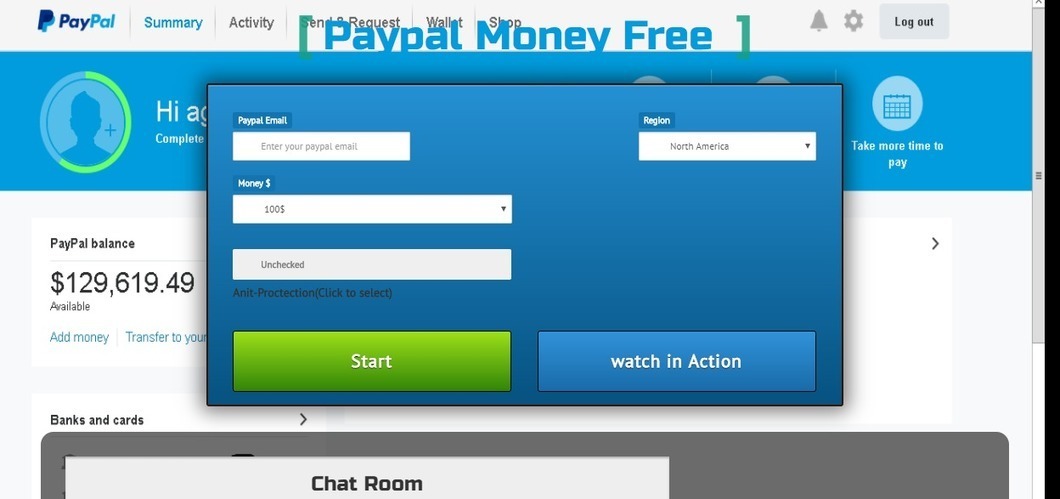 Paypal Money Adder Hack Software Free Download No Survey