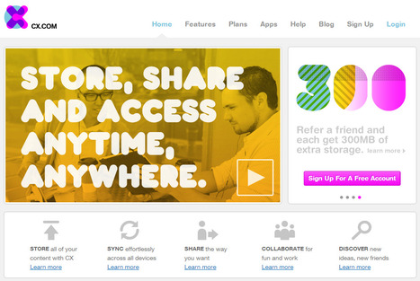 Cx. Un cloud pour stocker, partager et collaborer sur vos fichiers. | Outils, logiciels et tutos : de la curiosité à l'indispensable | Scoop.it