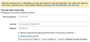 Le générateur de mots clés de Google va bientôt fermer ses portes | Search engine optimization : SEO | Scoop.it