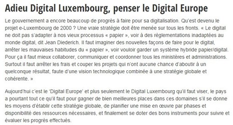 Comment positionner le Luxembourg en top 10 de l’IT ? | Luxembourg (Europe) | Scoop.it