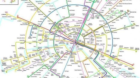 Une nouvelle carte du m&eacute;tro parisien qui simplifie la vie | Transports et Mobilit&eacute;s | Scoop.it