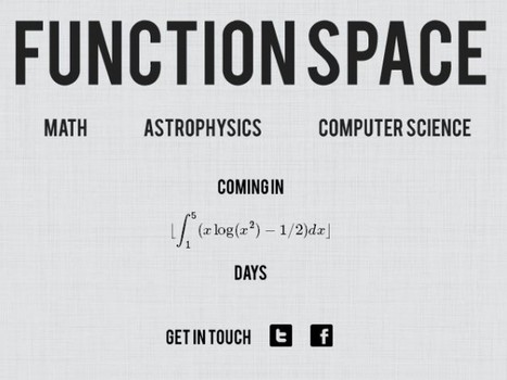 Function Space (Nueva web matemática).- | Matemáticas.- | Scoop.it