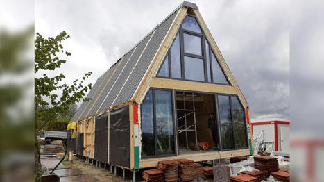 La première maison pliable de France installée à Blotzheim - francebleu | Architecture, maisons bois & bioclimatiques | Scoop.it