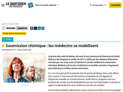 Soumission chimique : les médecins se mobilisent | Le Quotidien du Médecin | actualités VIH, hépatites, IST, santé sexuelle | Scoop.it