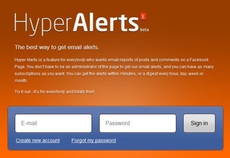 Surveiller les contenus Facebook efficacement avec Hyper Alerts | L'E-Réputation | Scoop.it