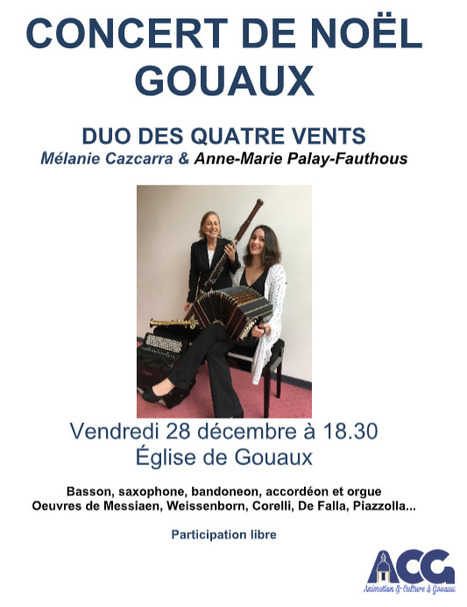 Concert de Noël à Gouaux le 28 décembre | Vallées d'Aure & Louron - Pyrénées | Scoop.it