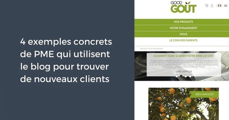 4 exemples concrets de PME qui utilisent le blog pour trouver de nouveaux clients | Tertiaire &agrave; forte valeur ajout&eacute;e | Scoop.it
