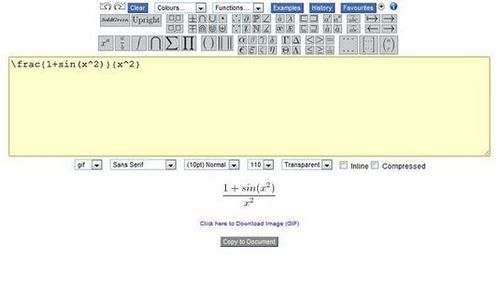 CodeCogs, herramienta web gratuita para editar ecuaciones con código ...