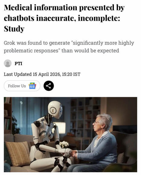 Substantial amount of medical information provided by popular chatbots inaccurate and incomplete Half of answers to evidence based questions &ldquo;somewhat&rdquo; or &ldquo;highly&rdquo; problematic; public education an... | H&eacute;sitations Vaccinales: Observatoire HESIVAXs | Scoop.it