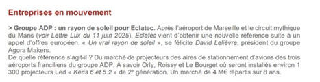Eclairage d'A&eacute;roport de Paris / Lighting at Paris Airport Merci &agrave; la revue LUX La revue francophone de l'&eacute;clairage, des &eacute;quipements connect&eacute;s et des services associ&eacute;s, pour l'article publi&eacute; ce jou... | LIGHTING-Innovation-Design | Scoop.it