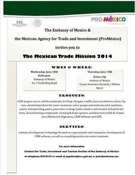 Mexican Trade Mission 2014 | Cayo Scoop!  The Ecology of Cayo Culture | Scoop.it