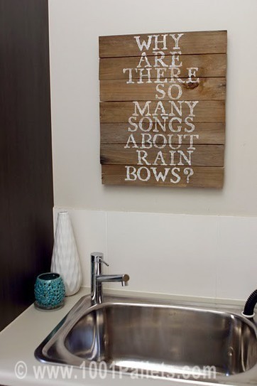 Pallet message | 1001 Pallets ideas ! | Scoop.it