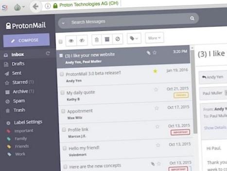 Encrypted email service ProtonMail adds hidden service for Tor users | #Privacy #Tor #Anonymity | ICT Security-Sécurité PC et Internet | Scoop.it